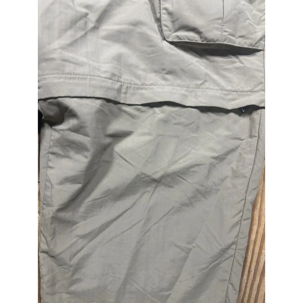 LL Bean Convertible Pants Mens XXL Tall Nylon Hiking Zip Off Pockets Outdoors